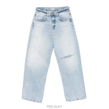 | Other Brand | 26SS �����ܵ��� Straight Jeans with a Distressed Effect BEAID881826SS �����ܵ��� Straight Jeans with a Distressed Effec