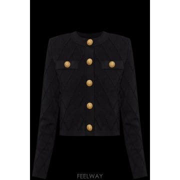 Balmain 26FW Balmain ����� with decorative buttons HF1KL612KK200PA TP526FW Balmain ����� with decorative buttons HF1KL612KK