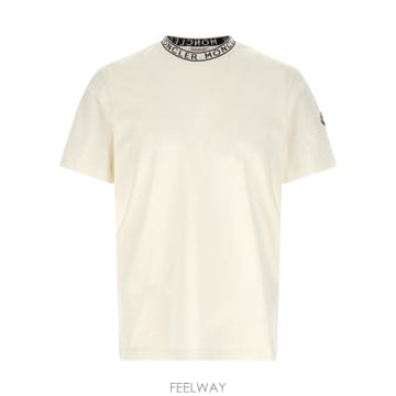 26SS Moncler 로고 crew 넥 t 셔츠 L10918C000318390T032 TP572131215
