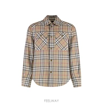 25SS Burberry Checked 코튼 셔츠 8108014163264C2044 TP575475125