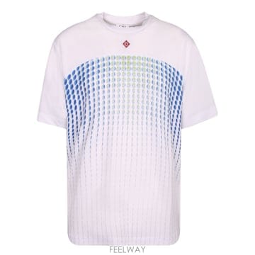26SS CASABLANCA 라이트 웨이트 technical fabric  Gradient 블루 앤 그린 g
