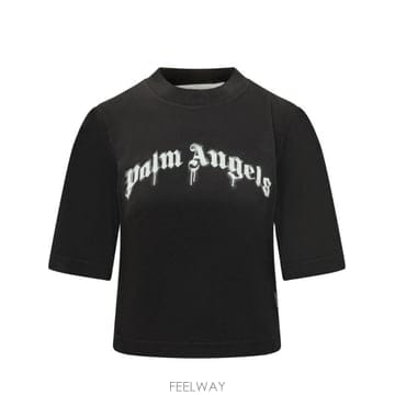 Palm Angels 26SS �ʿ����� CURVED �ΰ� BOXY TEE PWAA079S26JER0041003 TP5778979226SS �ʿ����� CURVED �ΰ� BOXY TEE PWAA079S26JER004100