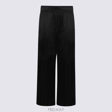 Brunello Cucinelli 25SS ���ڷ� ��ġ�ڸ� Ʈ�� trousers in stretch ��ũ satin M0C59P8942C1025SS ���ڷ� ��ġ�ڸ� Ʈ�� trousers in stretch ��ũ s
