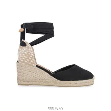 26SS CASTANER Carina wedges in 블랙 020964100 TP573207138
