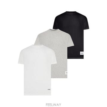 26SS 질샌더 셋 of three T shirts with 로고 J47GC0001JTN254961 TP57