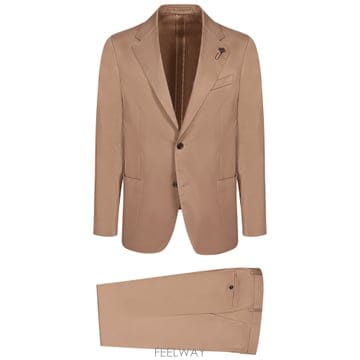 26SS Lardini 싱글 breasted 자켓  투 button closure  Poplin 코튼 fab