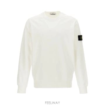 스톤아일랜드 REGULAR 핏 미디움 WEIGHT 코튼 크루넥 스웨트 셔츠 WITH RAGLAN SLEEVE