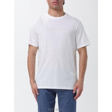 Armani 26SS �Ƹ����� �ͽ�ü���� T ���� a girocollo in cotone con �ΰ� �Ƹ����� �ͽ�ü����26SS �Ƹ����� �ͽ�ü���� T ���� a girocollo in cotone 