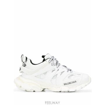 21FW Balenciaga 여성 542436W3AC19010 화이트 POLYESTER 스니커즈 542436