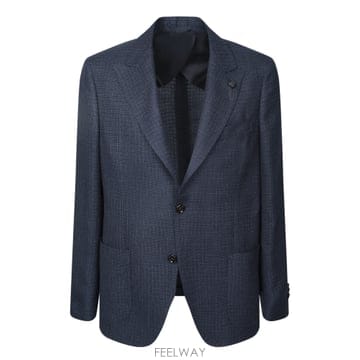 25SS Lardini Tailored 자켓 with welt pockets 앤 button closure