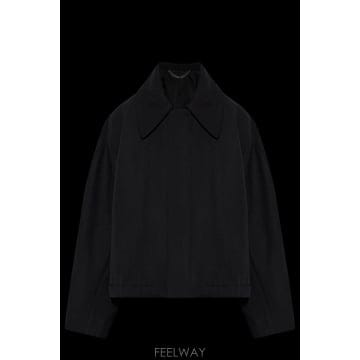 Victoria Beckham 26FW ���丮�ƺ��� �� ���� with drawstrings 1326WJK007534A0BLACK TP57626FW ���丮�ƺ��� �� ���� with drawstrings 1326WJK0075