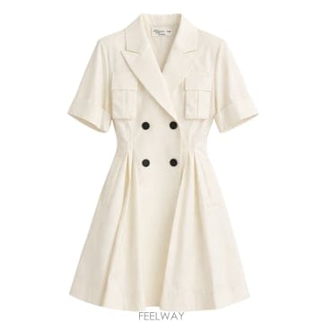 26SS Sacai 여성 드레스 2608423151 TP575654188