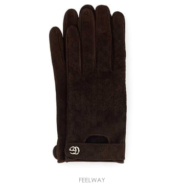 25FW 구찌 브라운 suede gloves 8355803SAJM2064 TP575474338