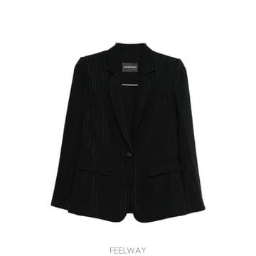 Armani 26SS �������� �Ƹ����� Pinstripe �̱� Breasted �������� ���� EW003226AF2019226SS �������� �Ƹ����� Pinstripe �̱� Breasted ������