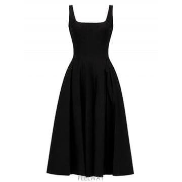 25FW STAUD Ellison 드레스 45420126BLK TP578082487