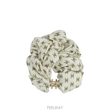 CELINE 25FW Celine Triomphe scrunchie 461DK2SIB15IA TP57367864125FW Celine Triomphe scrunchie 461DK2SIB15IA TP5736786