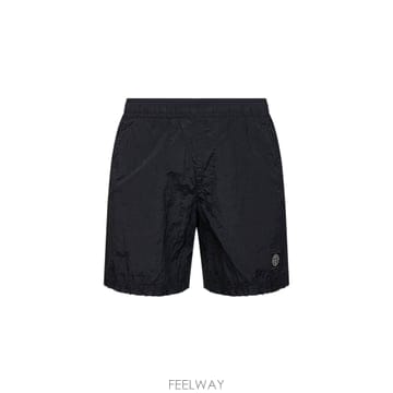 스톤아일랜드 메탈 스윔 숏츠 블랙