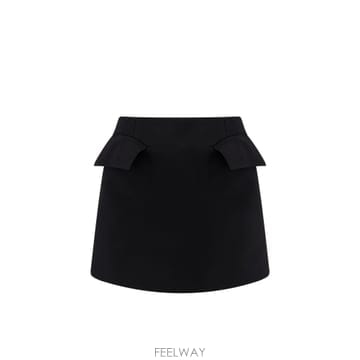 알렉산더 맥퀸 미니 울 스커트