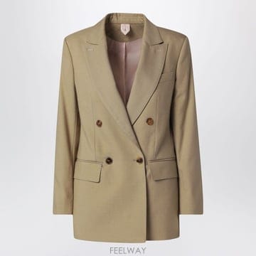 Max Mara 26SS �������� Camel �� blend double breasted ���� MXMEDOTTOWO002 TP26SS �������� Camel �� blend double breasted ���� MXME