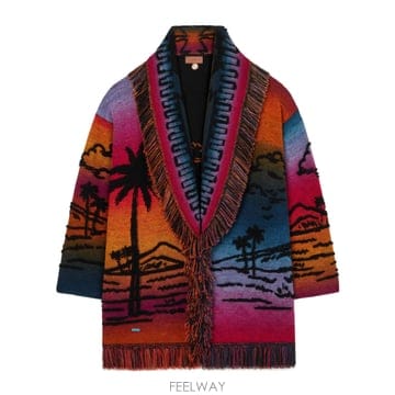 ALANUi 26SS ALANUI High quality �� �����  ��� pattern with fringes  ����26SS ALANUI High quality �� �����  ��� pattern with 