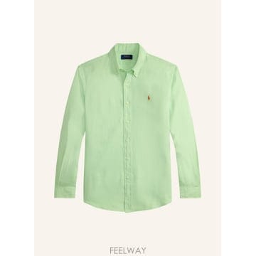 폴로 랄프 로렌 Linen 셔츠 custom 핏 100169498716004 TP575658124