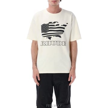 RHUDE 26SS RHUDE Rhude Banner ��ư t ���� RHSS26TT080123161 TP5771818226SS RHUDE Rhude Banner ��ư t ���� RHSS26TT080123161 