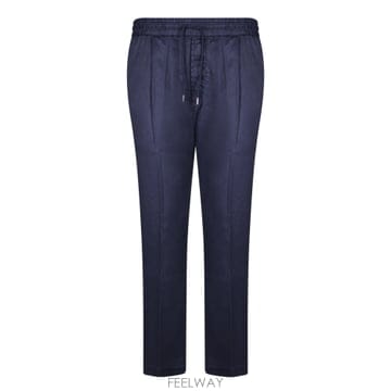 Jacob Cohen 26SS �������� Linen �� ��ư  Straight ��  Drawstring ���̽�Ʈ  JUMP0017S26SS �������� Linen �� ��ư  Straight ��  Drawstring 