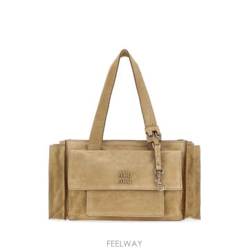 Miu Miu 26FW �̿�̿� ������ suede Utilitaire shopping �� 5BG335VPOO2CSSF03726FW �̿�̿� ������ suede Utilitaire shopping �� 5BG3