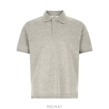 Saint Laurent 26SS ���ζ� Grey ��ư pique ���� With Cassandre �ΰ� 844845Y37HC140326SS ���ζ� Grey ��ư pique ���� With Cassandre �ΰ� 8