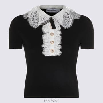 Self Portrait 26FW Self portrait ������ with ���̽� collar PF26134TBBLACK TP575626FW Self portrait ������ with ���̽� collar PF26134TB