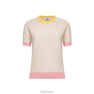 FENDI 26SS Fendi PULL COLOR BLOCK FF FZXE94AW4SF0WC4 TP57718164926SS Fendi PULL COLOR BLOCK FF FZXE94AW4SF0WC4 TP57718