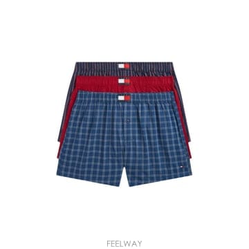 26SS 타미힐피거 3P WOVEN 복서 프린트 UM0UM03898 UM0UM038980TK TP576028