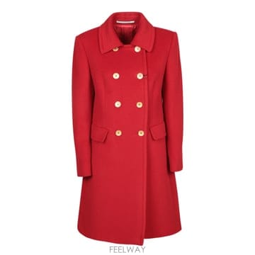 | Other Brand | 25FW Tagliatore Double breasted ��Ʈ  �� red color  Front closu25FW Tagliatore Double breasted ��Ʈ  �� red color  Fr
