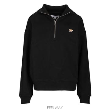 Maison Kitsune 베이비 FOX 하프 짚 스웨트 셔츠 PW00308KM0341P199 TP57367