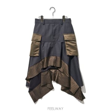 26SS Sacai Midi 스커트 2608285342 TP571095057