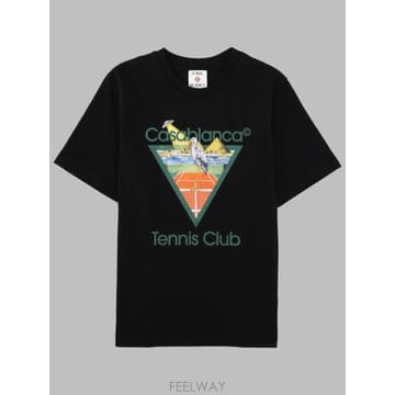 CASABLANCA 26FW CASABLANCA ���� T ���� MPF26JTS00119TENNISCLUBTRIANGLE TP5726FW CASABLANCA ���� T ���� MPF26JTS00119TENNISCLUBTRI