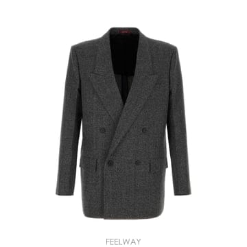 25FW 구찌 Melange charcoal 울 블레이저 851010Z7AXC1070 TP575473748