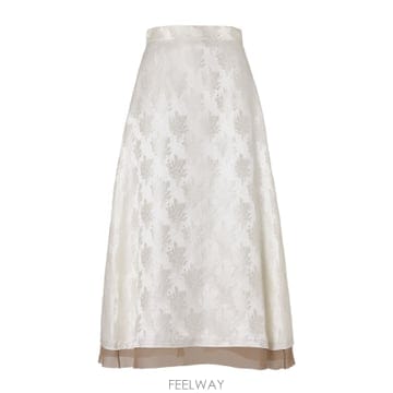 Fendi FF 실크 스커트 FQ7665AQ3GF08QQ TP577196198