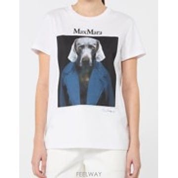 Max Mara 26FW �������� MXMCALCA   ��ư T ���� with �������� graphic ����Ʈ 26219460726FW �������� MXMCALCA   ��ư T ���� with �������� gra