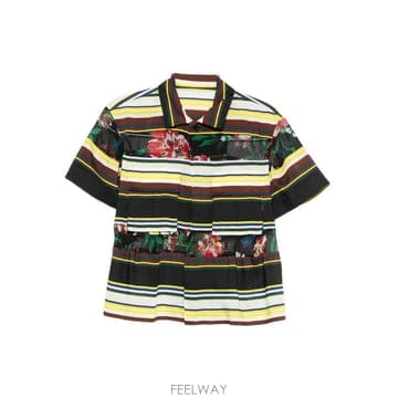 Sacai 26SS Sacai Pattern Mix ���� 2608526BLACK TP57672887026SS Sacai Pattern Mix ���� 2608526BLACK TP576728870