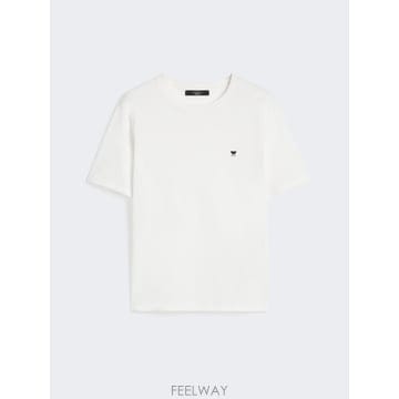 Max Mara 26SS �������� T ���� ������ in cotone   BIANCO OTTICO WE597103610600126SS �������� T ���� ������ in cotone   BIANCO OTTICO 