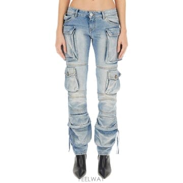 THE ATTICO 24SS ���Ƽ�� CARGO JEANS 241WCP113D073024 TP57728919524SS ���Ƽ�� CARGO JEANS 241WCP113D073024 TP577289195