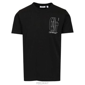 Off White 26SS Off ȭ��Ʈ OUTL DBL ARR S S ���� TEE ȭ��Ʈ OMAA027S26JER00300026SS Off ȭ��Ʈ OUTL DBL ARR S S ���� TEE ȭ��Ʈ OMAA0