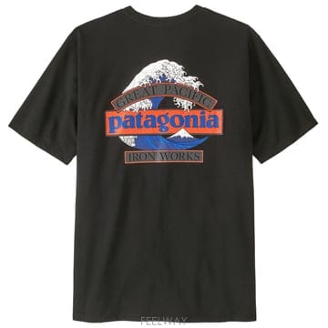 Patagonia 맨즈 아웃도어 T 셔츠 2168001BLACK TP570979864