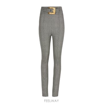 Balmain 26SS Balmain Houndstooth pattern trousers GF1PL025WD31EAB TP26SS Balmain Houndstooth pattern trousers GF1PL025WD31