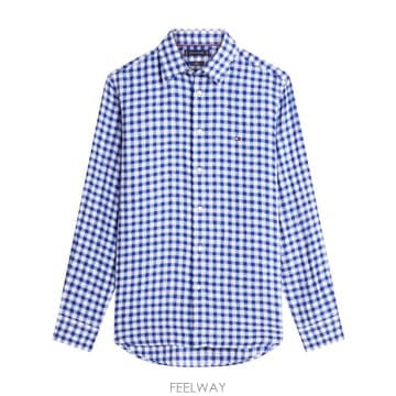 26SS 타미힐피거 GINGHAM RF 셔츠 MW0MW424010MT TP575131216