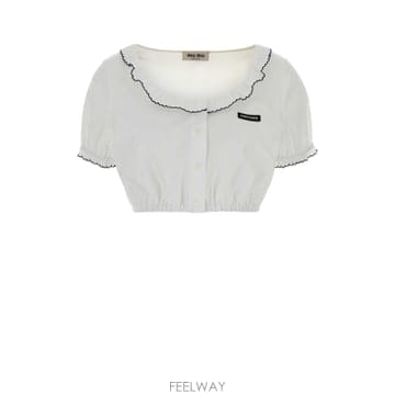 Miu Miu 26FW �̿�̿� ȭ��Ʈ poplin ž MT2257SOOO197FF0UB0 TP57719315626FW �̿�̿� ȭ��Ʈ poplin ž MT2257SOOO197FF0UB0 TP5