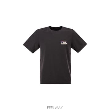 Patagonia 코튼 T 셔츠 with 프린트 37841INBK TP574742606
