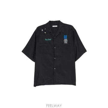26SS 언더커버 맨즈 셔츠 UP1F4410BLACK TP576962251