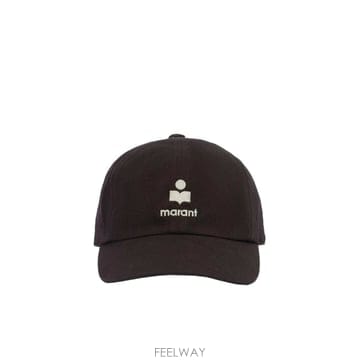 26FW 이자벨마랑 블랙 코튼 Tomas 베이스볼 cap CQ053XFAD1C05A02FK TP5704894